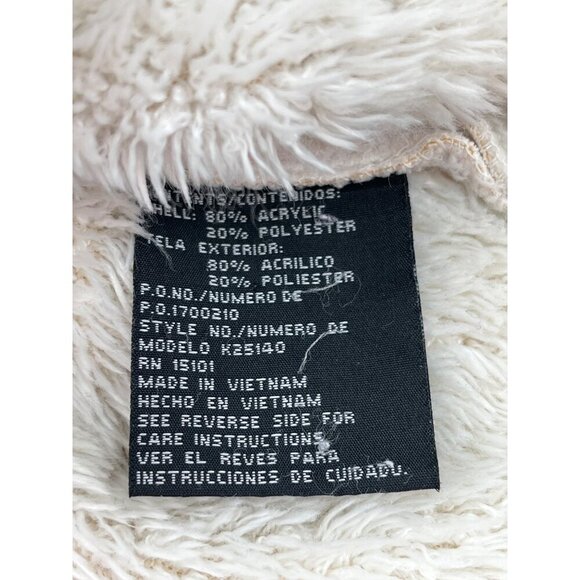 Mudd Womens White Faux Suede Hooded Jacket Faux Fur Trim & Zip Closure - Picture 8 of 9